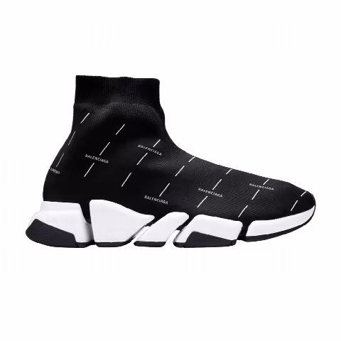 Balenciaga Speed 2.0 Sneaker 'Black Logo Licence Printed'