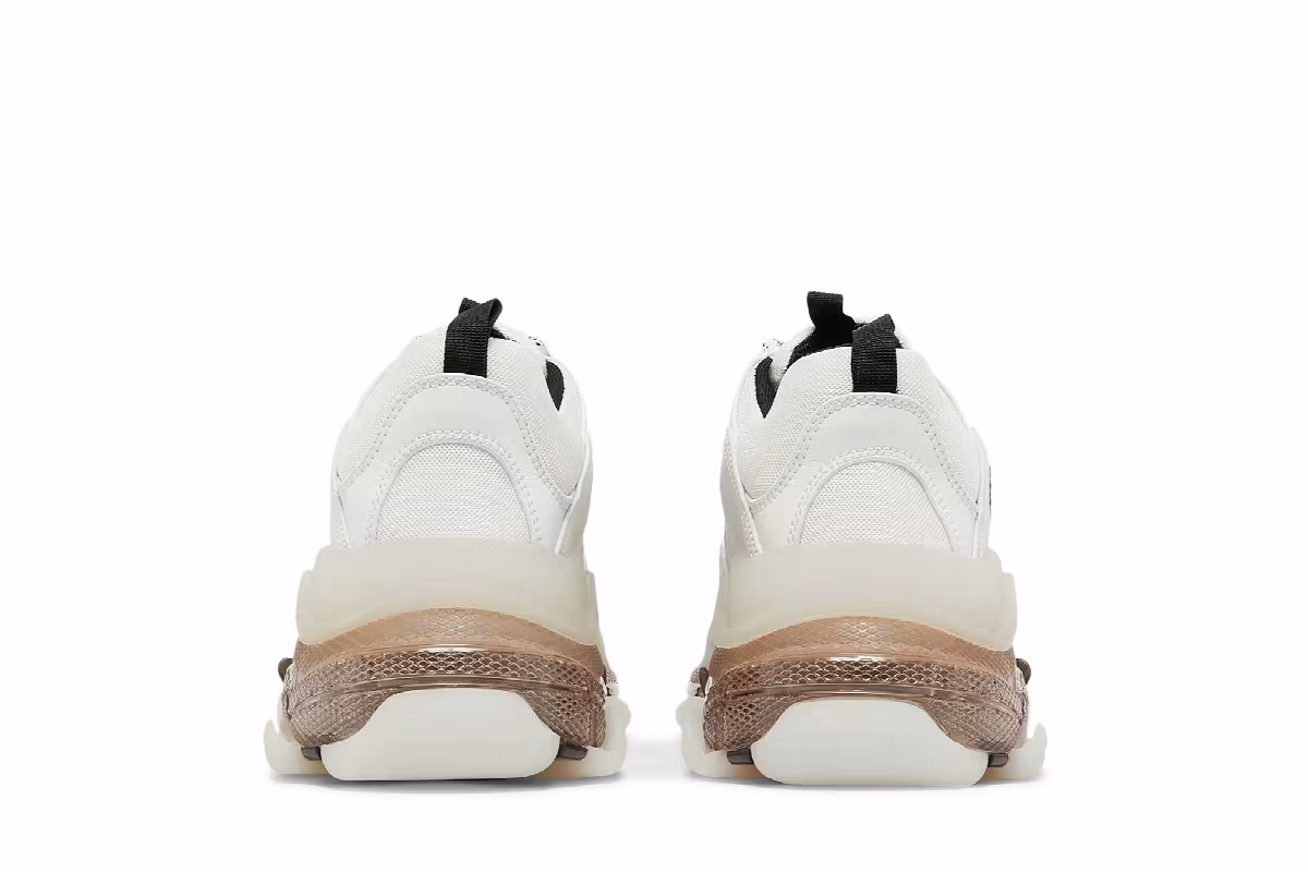 Balenciaga Triple S Sneaker Clear Sole - White Grey, view 7