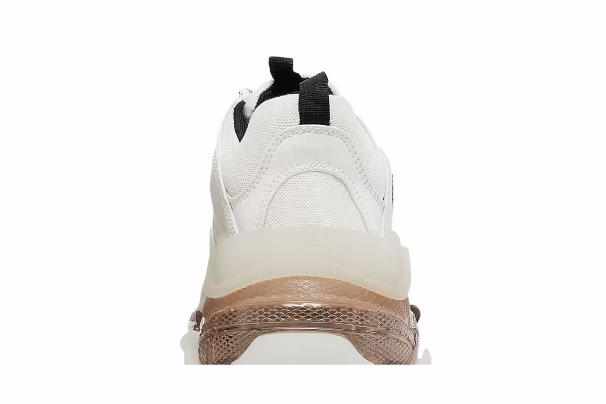 Balenciaga Triple S Sneaker Clear Sole - White Grey, view 8