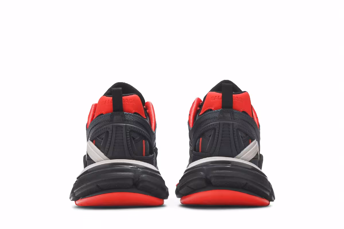 Balenciaga Track.2 Trainer Black Red Grey, view 7