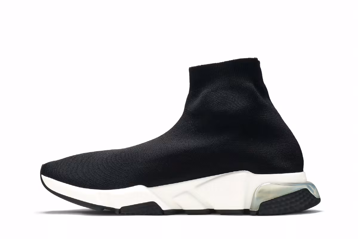 Balenciaga Speed Trainer Clear Sole - Black, view 4