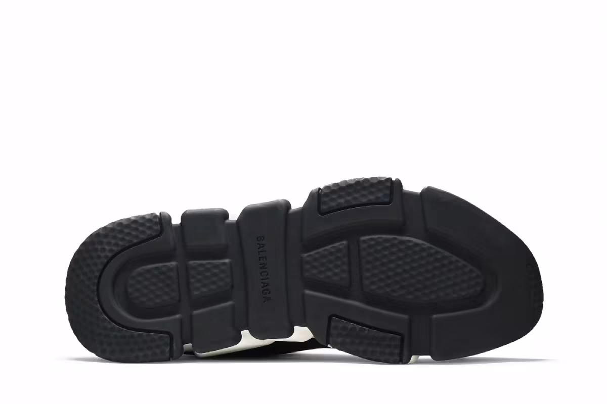 Balenciaga Speed Trainer Clear Sole - Black, view 5
