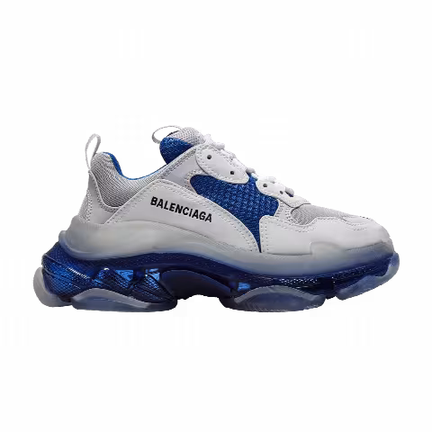 Balenciaga Wmns Triple S 'Clear Sole - White Blue'