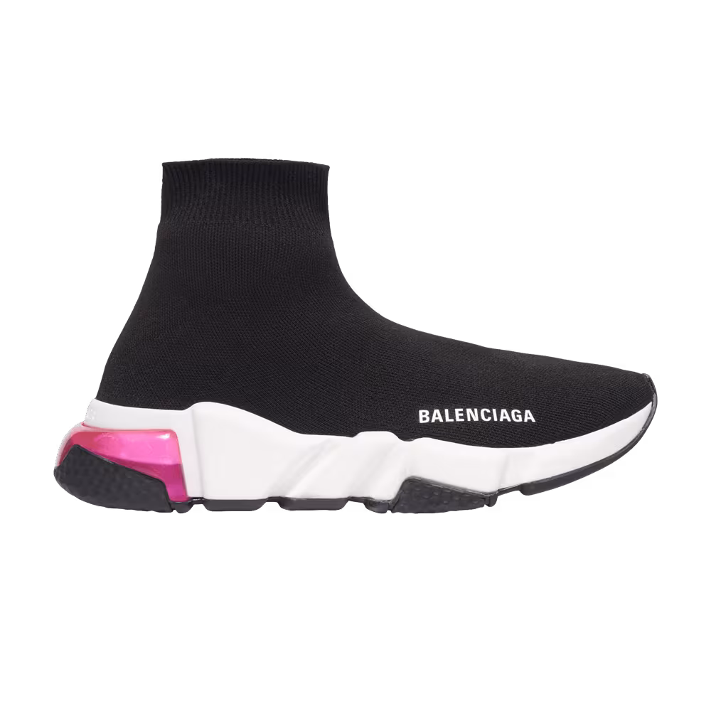 Balenciaga Women's Speed Trainer Clear Sole - Pink
