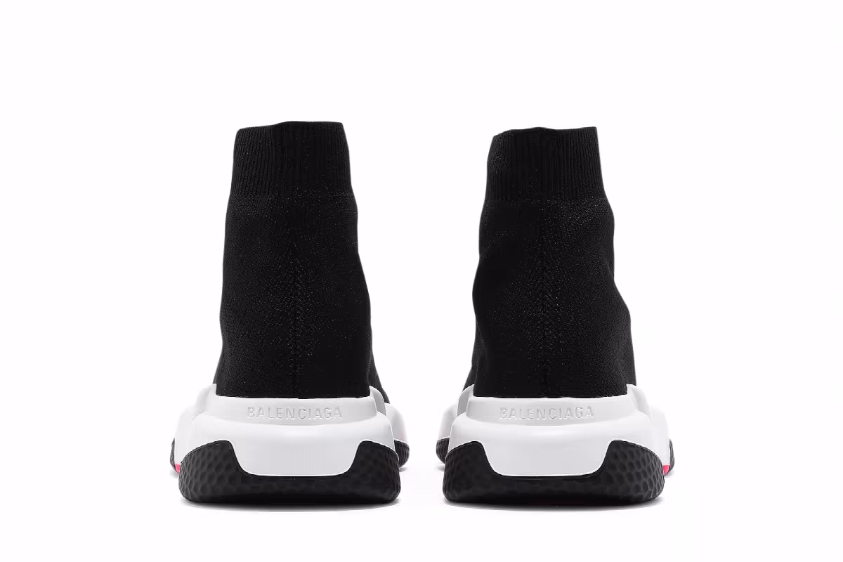 Balenciaga Women's Speed Sneaker Black Pink, view 7