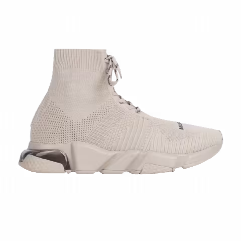 Balenciaga Speed Lace Up Trainer High 'Clear Sole - Sand'