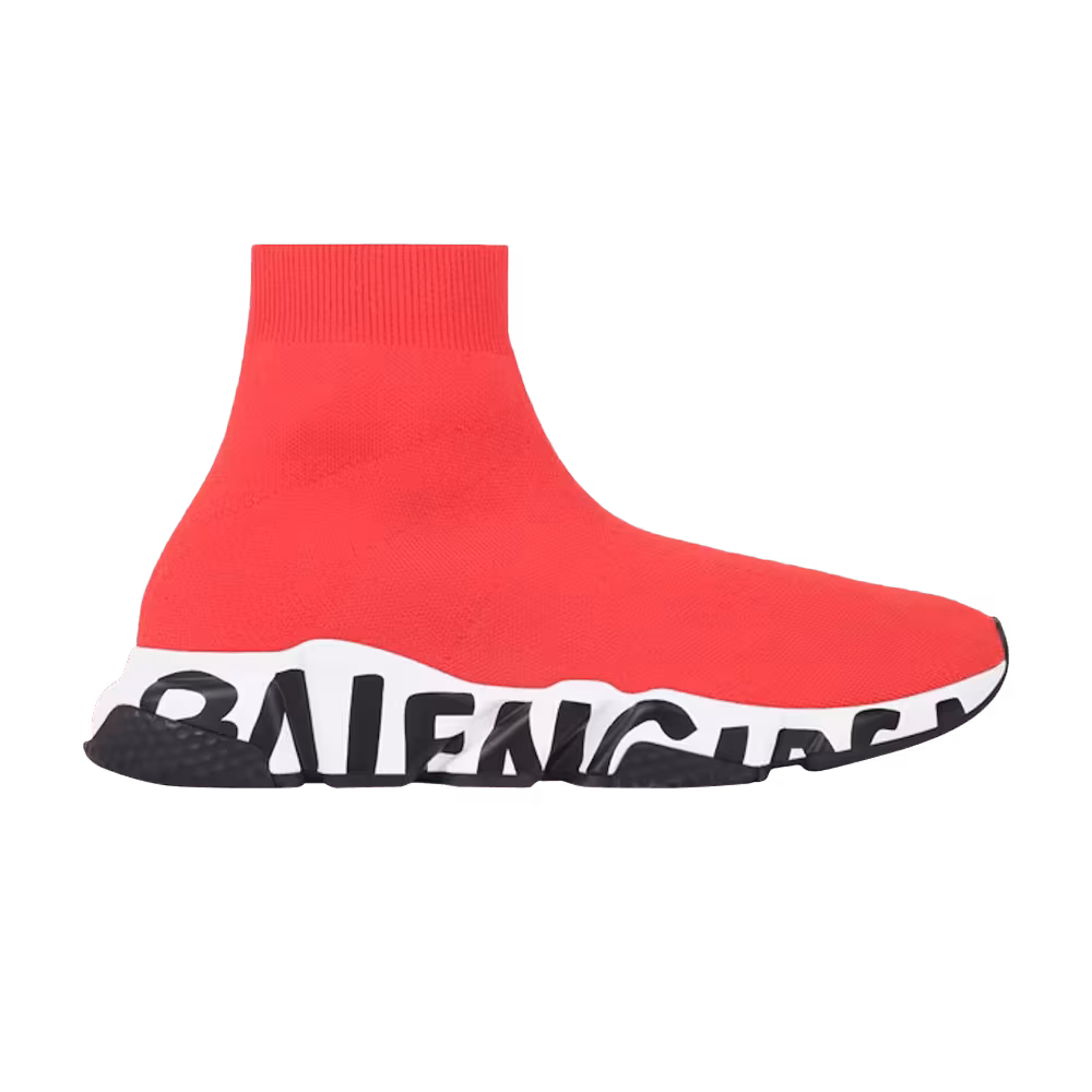 Balenciaga Speed Sneaker Midsole Graffiti - Red 2020