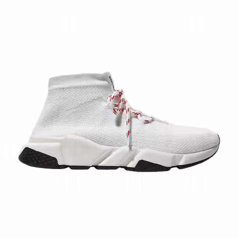 Balenciaga Wmns Speed Lace Up Trainer 'White Red'