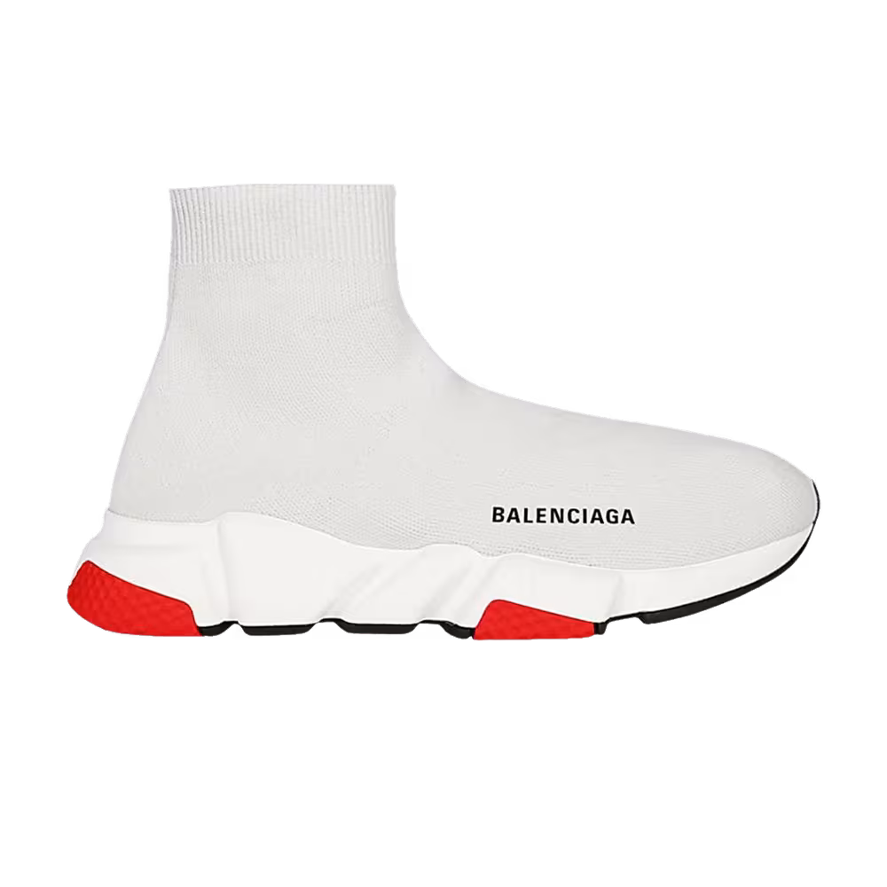 Balenciaga Women's Speed Trainer Grey Red