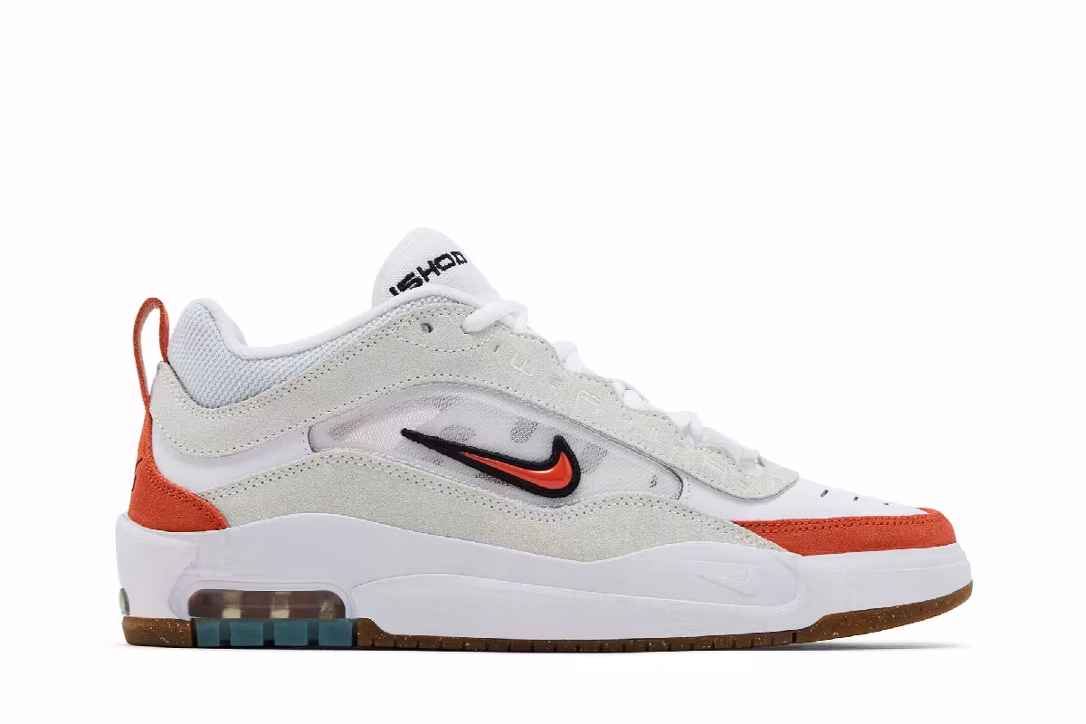 Nike Air Max Ishod Wair SB White Orange, view 2