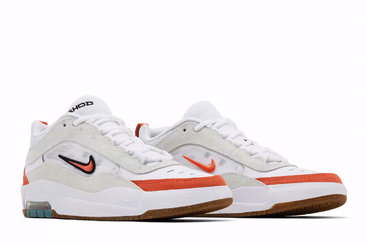 Nike Air Max Ishod Wair SB White Orange, view 9