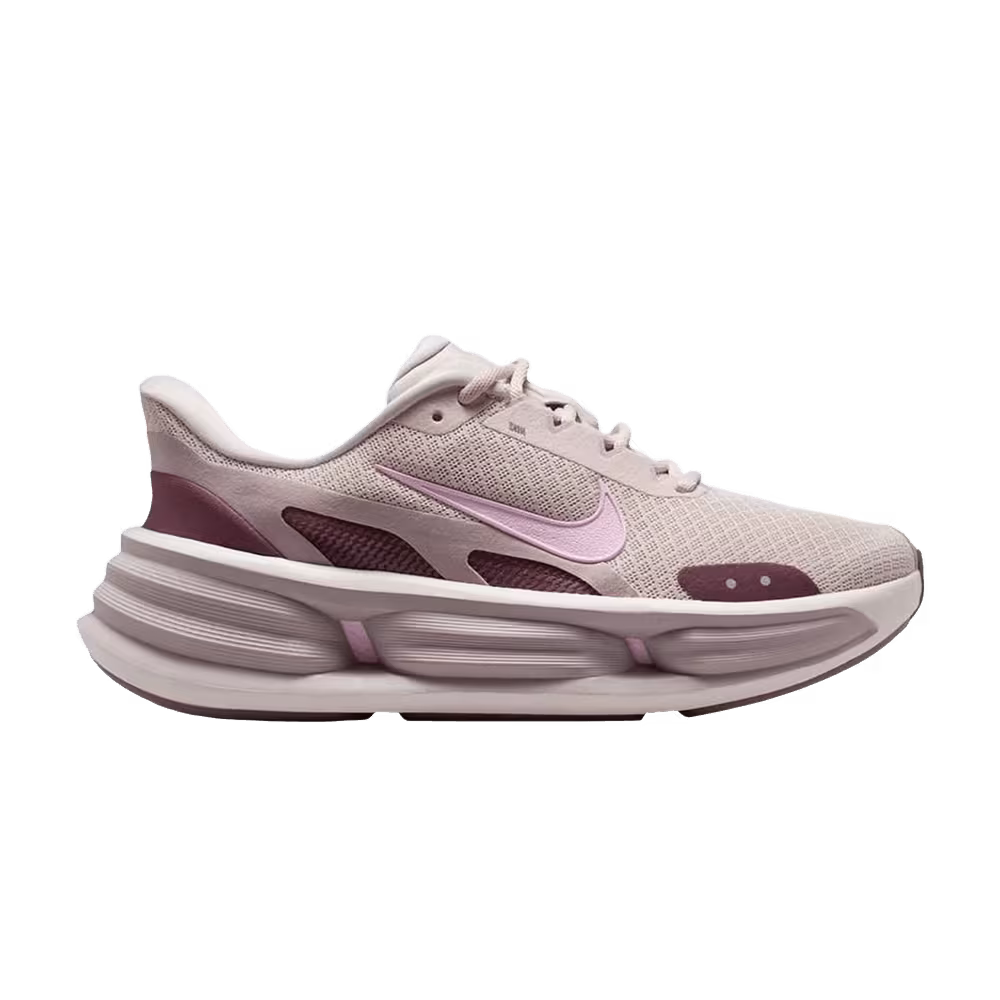 Nike Women's Comfort Ride EasyOn Light Orewood Brown Totem Purple Foam Pink