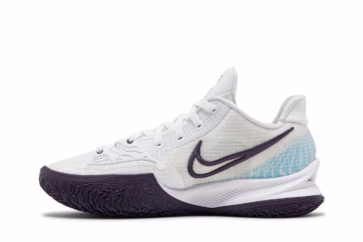 Nike Kyrie Low 4 EP White Laser Blue, view 4