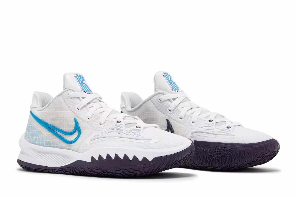 Nike Kyrie Low 4 EP White Laser Blue, view 9