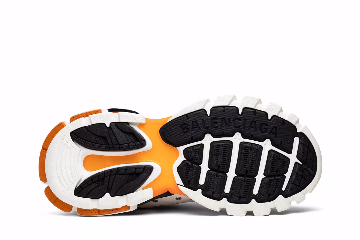 Balenciaga Track Sneaker White Orange, view 5