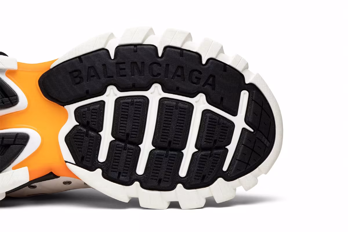 Balenciaga Track Sneaker White Orange, view 6
