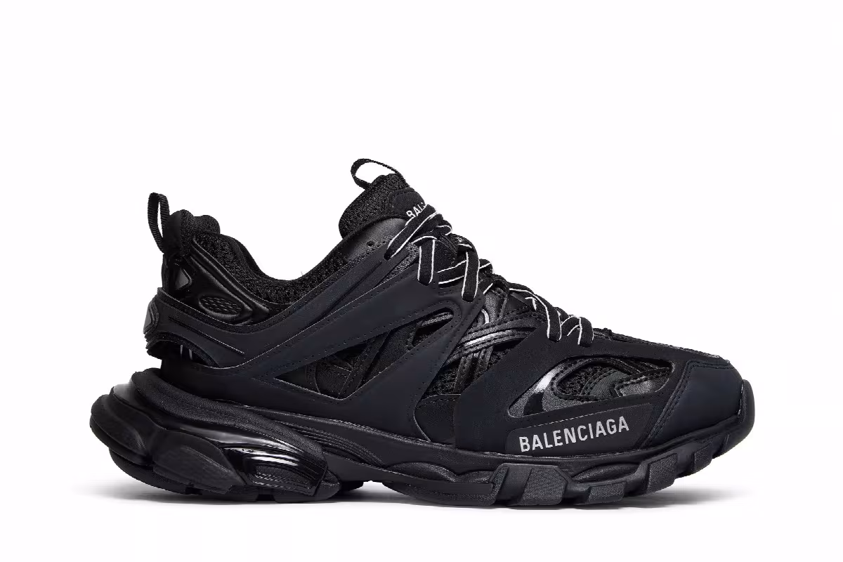Balenciaga Women's Track Trainer Triple Black, view 2