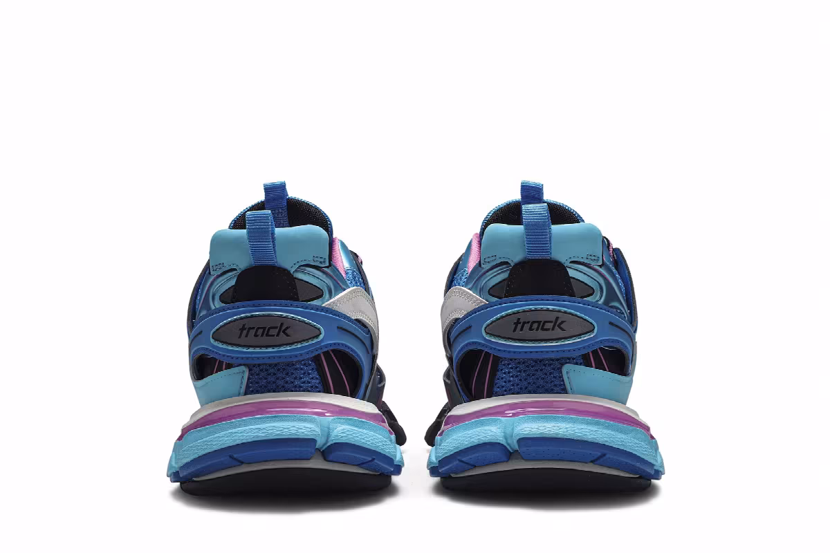 Balenciaga Track Trainer Light Blue Pink, view 7