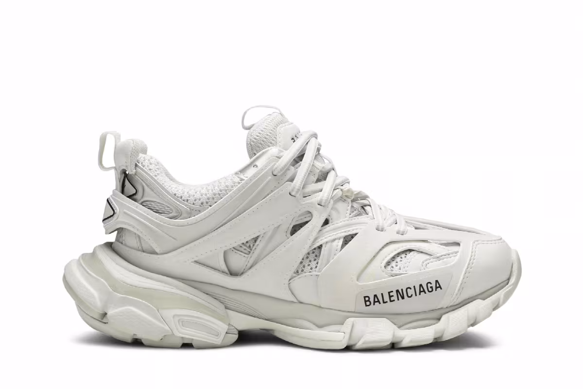Balenciaga Women's Track Trainer White, view 2