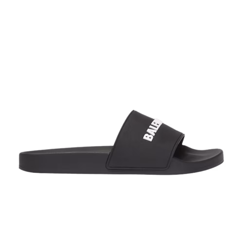 Balenciaga Pool Slides Black