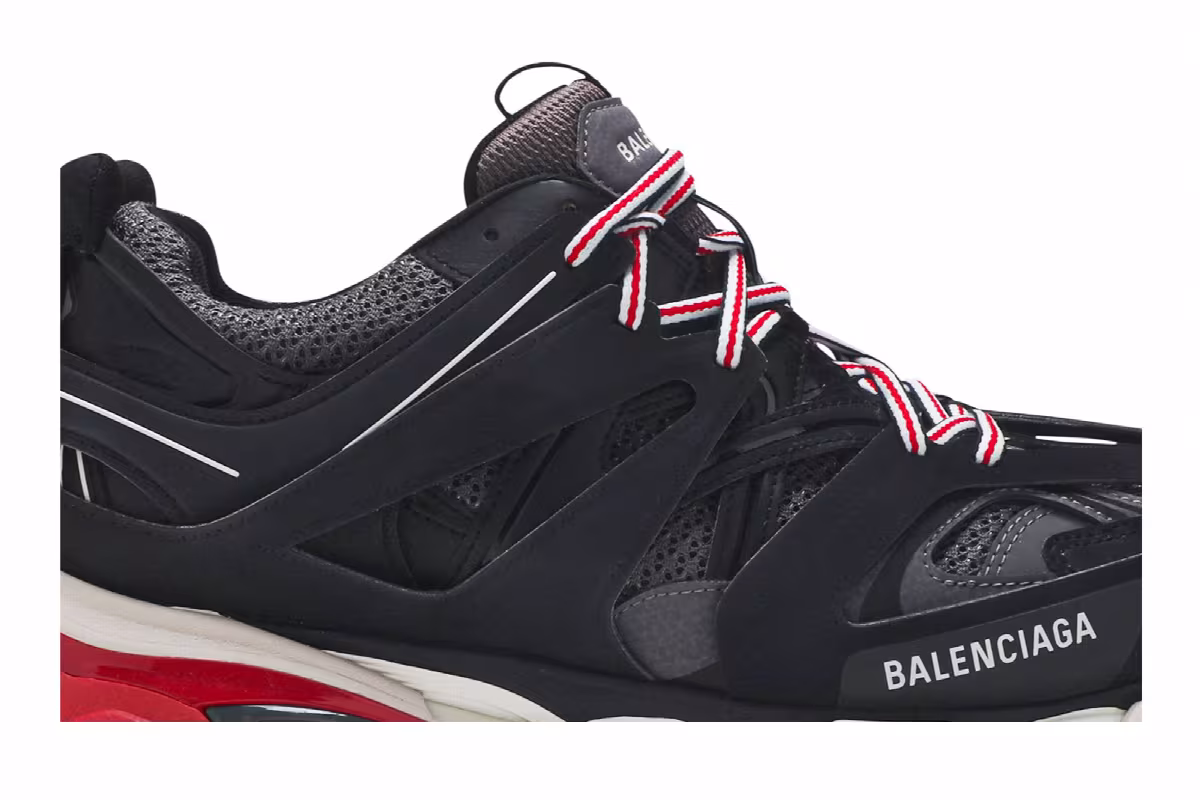 Balenciaga Track Trainer Black Red, view 3