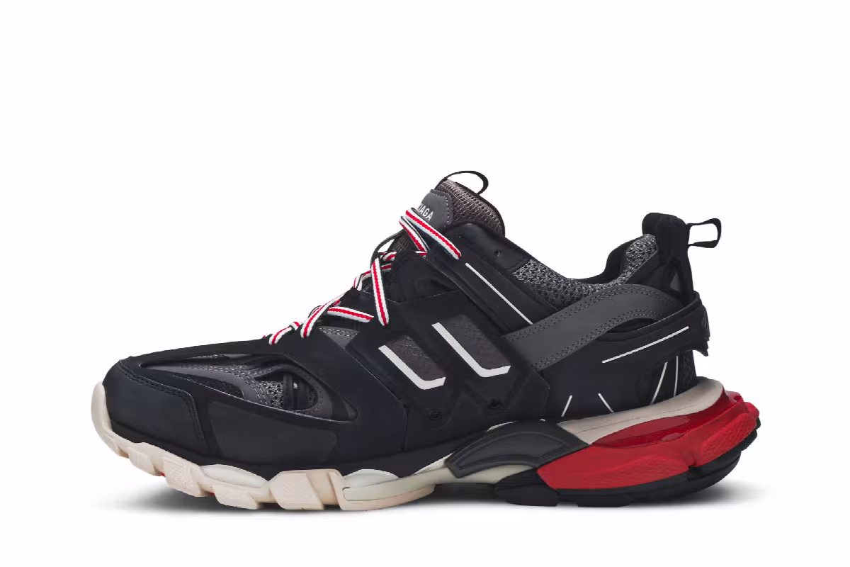 Balenciaga Track Trainer Black Red, view 4