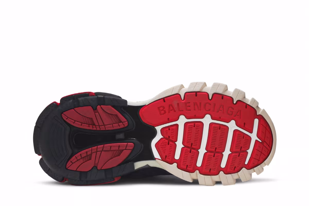 Balenciaga Track Trainer Black Red, view 5