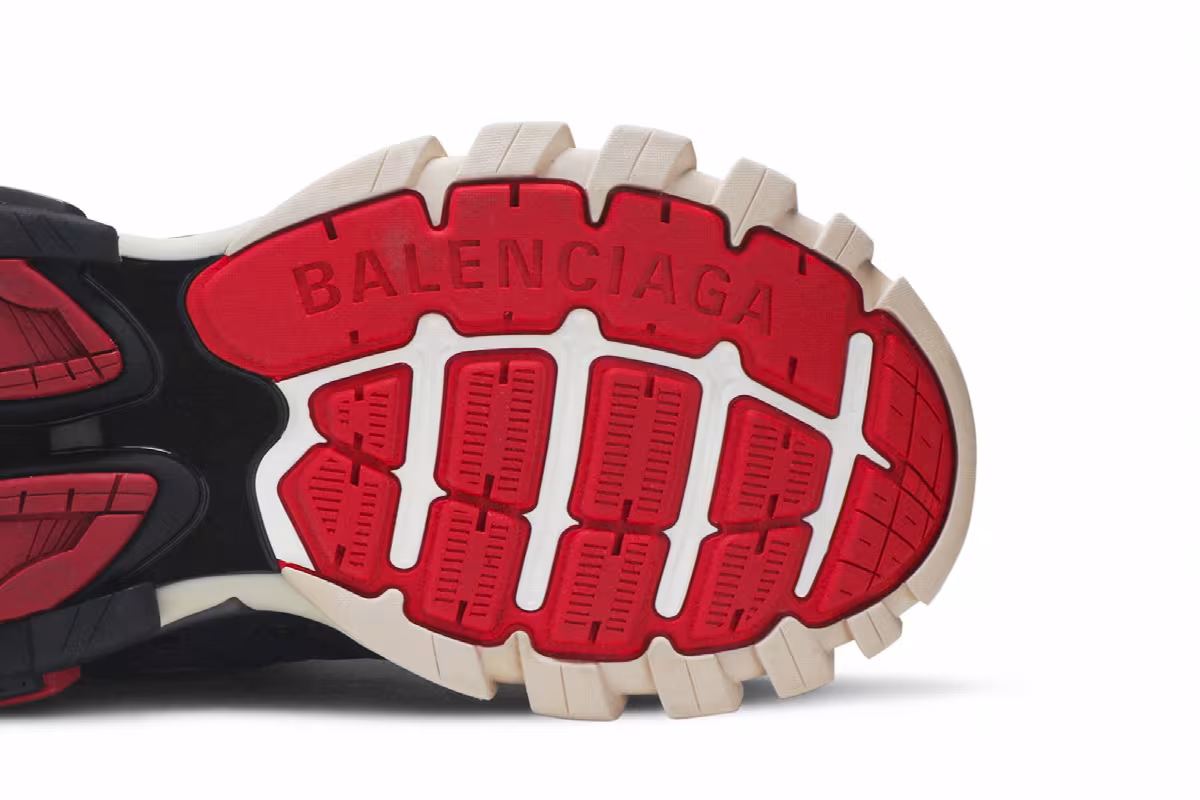 Balenciaga Track Trainer Black Red, view 6