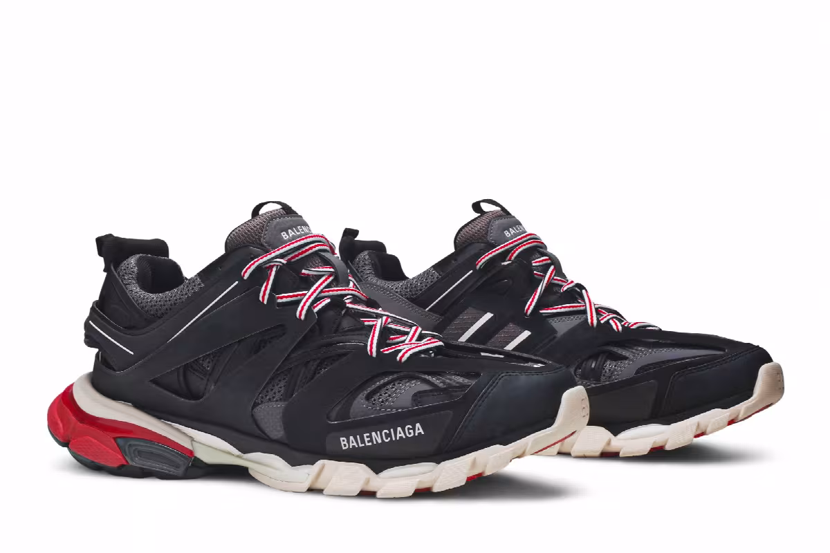 Balenciaga Track Trainer Black Red, view 9