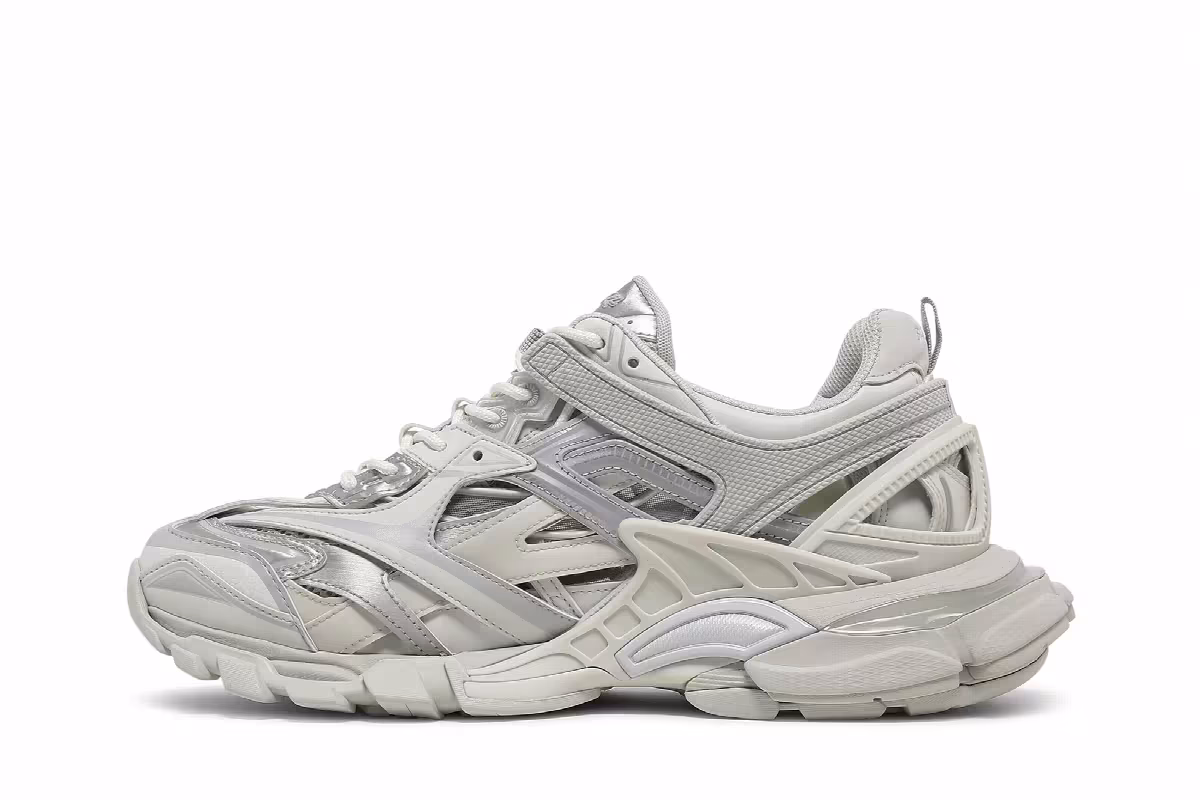 Balenciaga Track.2 Sneaker White, view 4