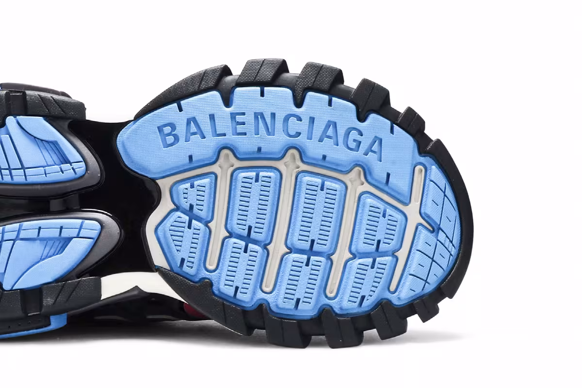 Balenciaga Women's Track Trainer Pink Blue, view 6