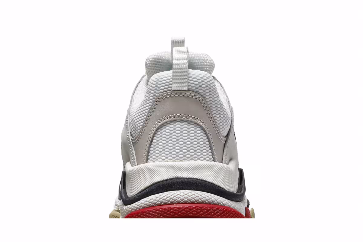 Balenciaga Triple S Sneaker White Black Red, view 8