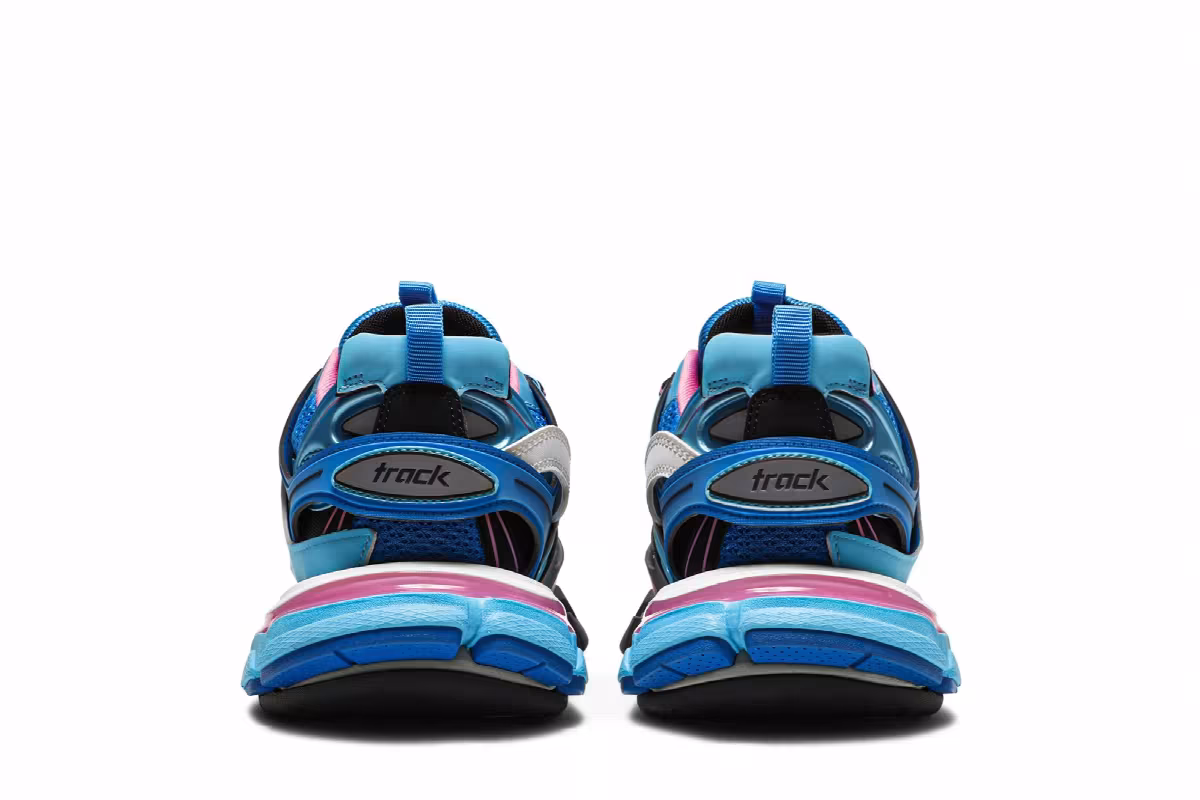 Balenciaga Women's Track Trainer Blue, view 7