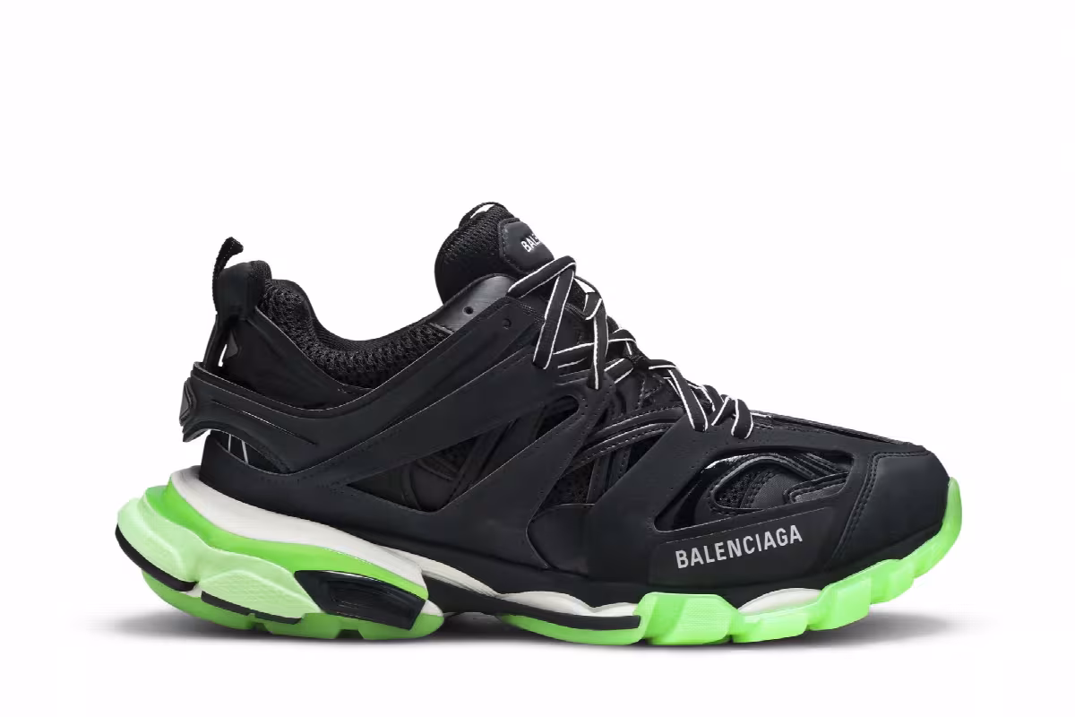 Balenciaga Track Trainer Black Glow, view 2