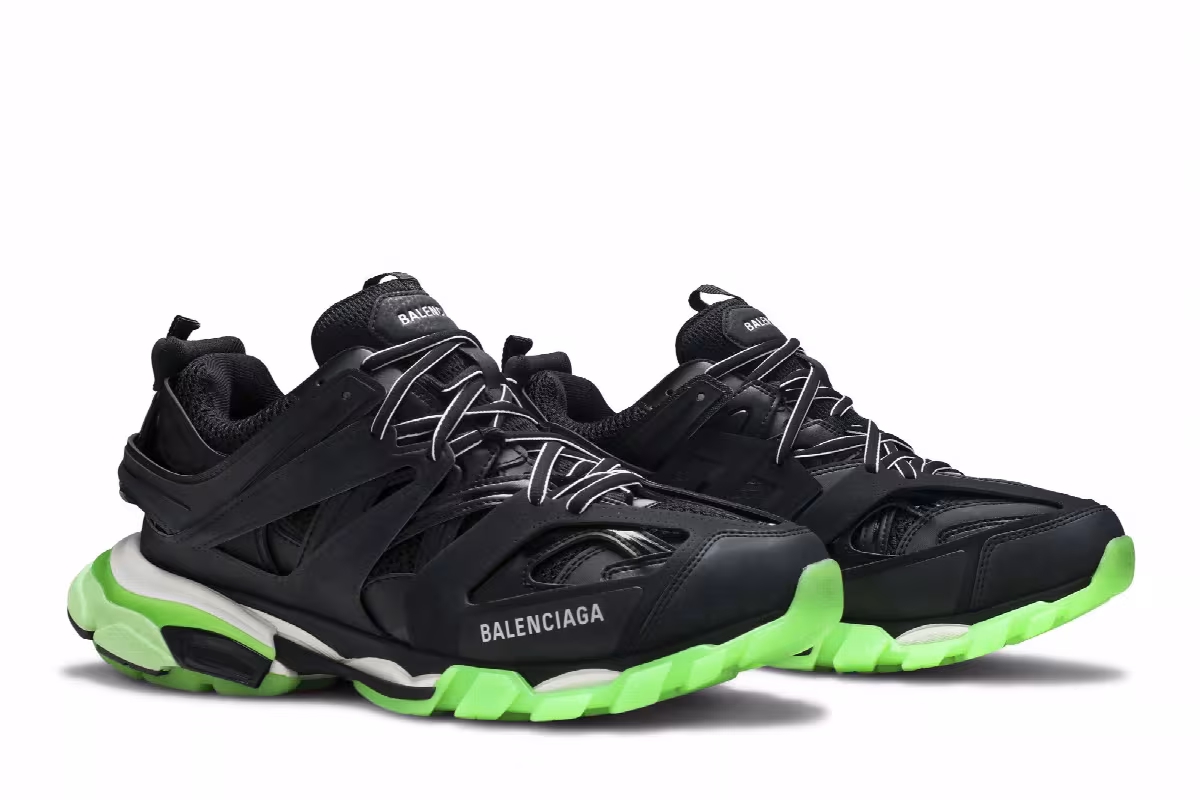 Balenciaga Track Trainer Black Glow, view 9