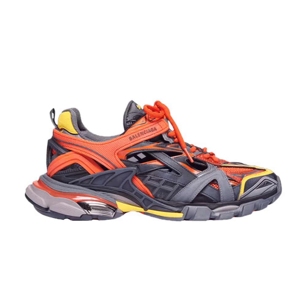 Balenciaga Track 2 Trainer Orange Black