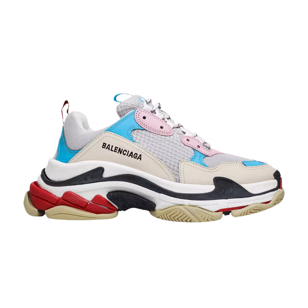 Balenciaga Women's Triple S White Blue Pink 2019
