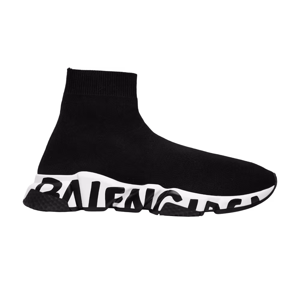 Balenciaga Women's Speed Trainer Black White