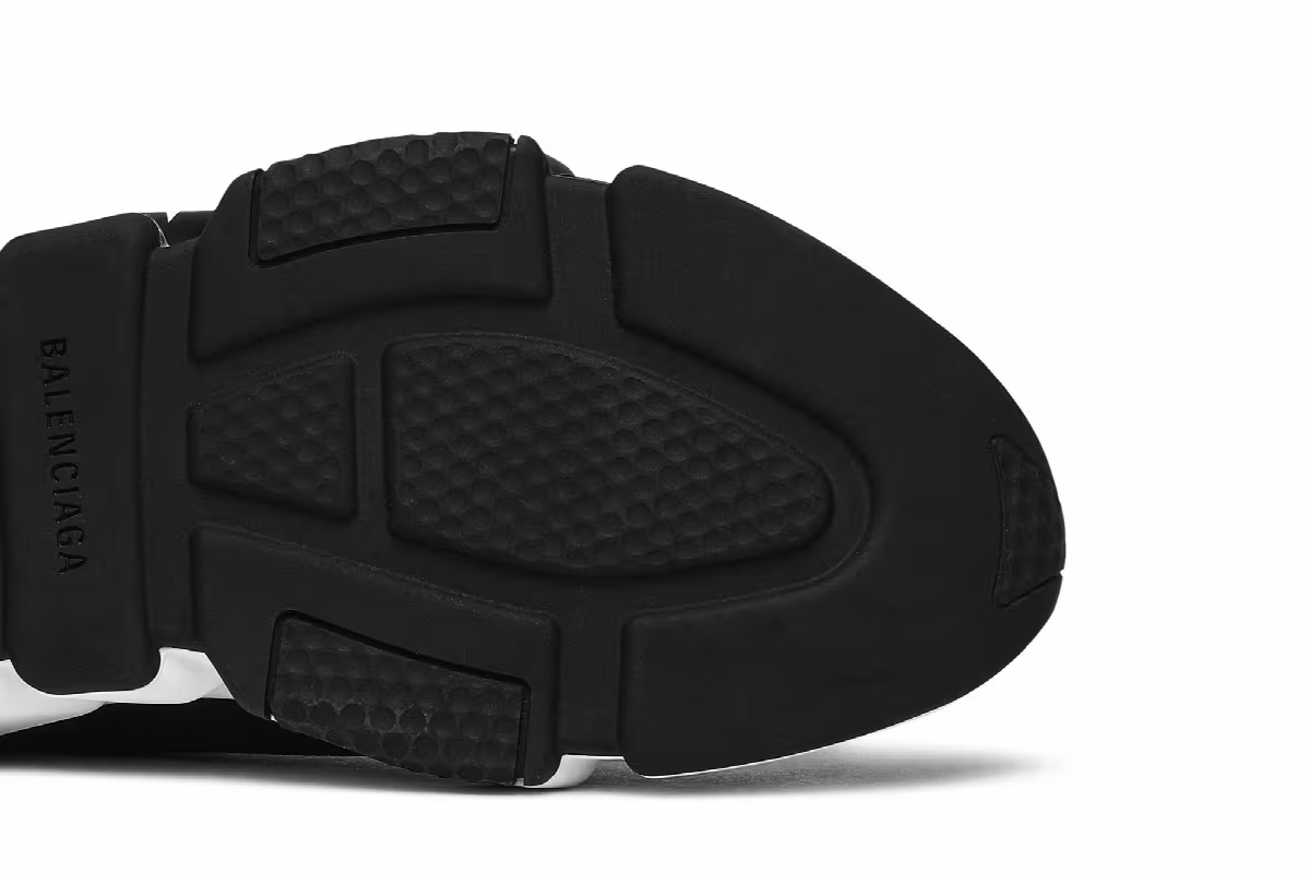 Balenciaga Women's Speed Trainer Black White, view 6