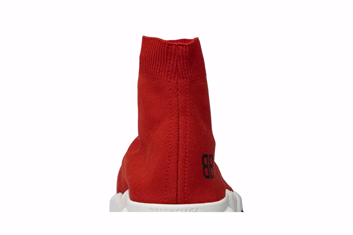 Balenciaga Speed Trainer Mid Red, view 8