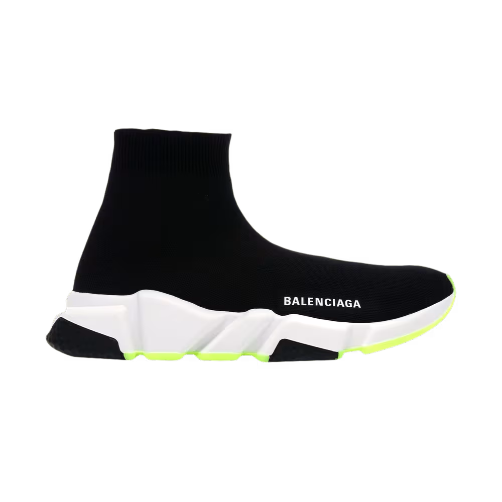 Balenciaga Women's Speed Trainer Black Neon