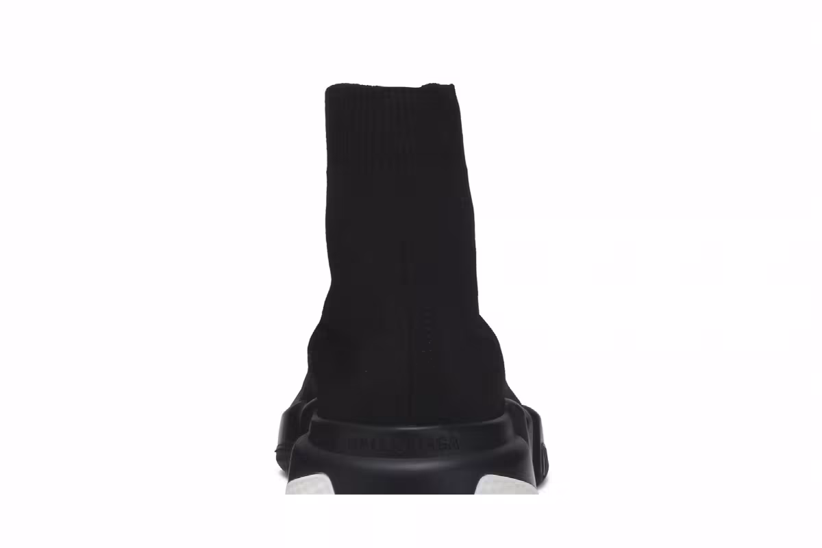 Balenciaga Speed Knit Trainer Black, view 8