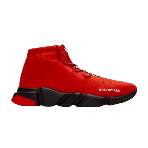 Balenciaga Speed Trainer Lace-Up 'Red Black'