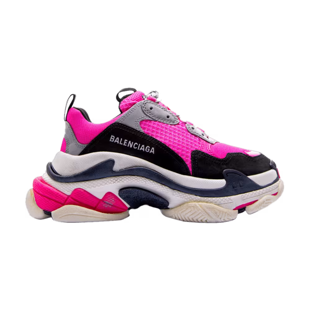Balenciaga Women's Triple S Fluo Pink