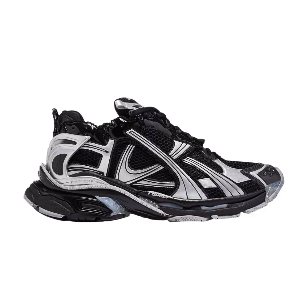 Balenciaga Runner Sneaker Black Silver