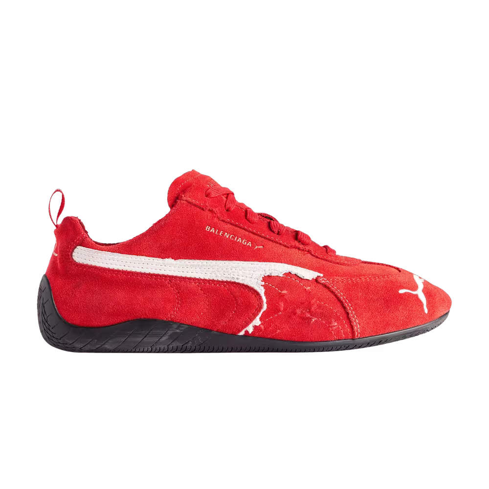 Balenciaga x Speedcat Suede Red White