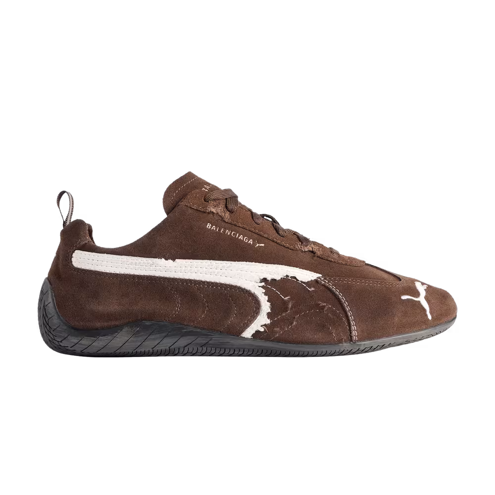 Balenciaga x Speedcat Suede Brown White