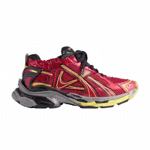 Balenciaga Runner Sneaker 'Red Neon Yellow'
