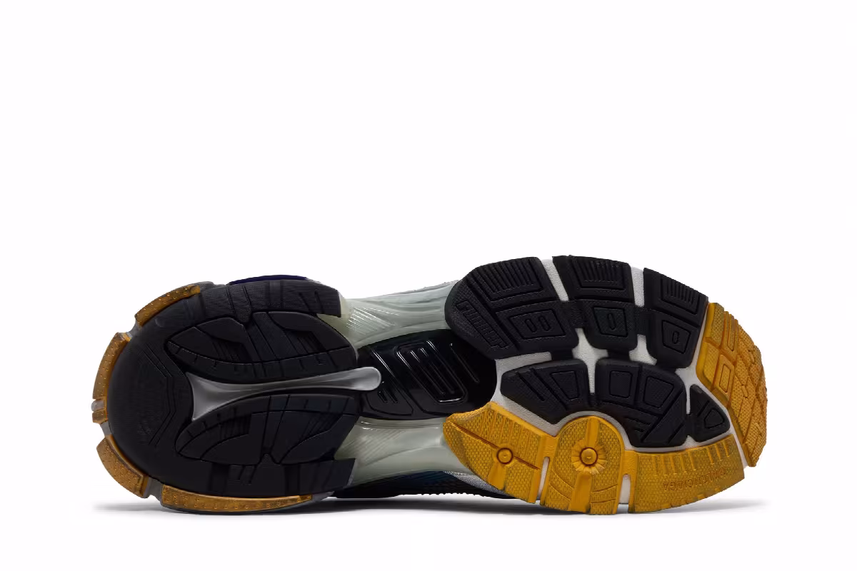 Balenciaga Runner Sneaker Grey Orange Aqua, view 5