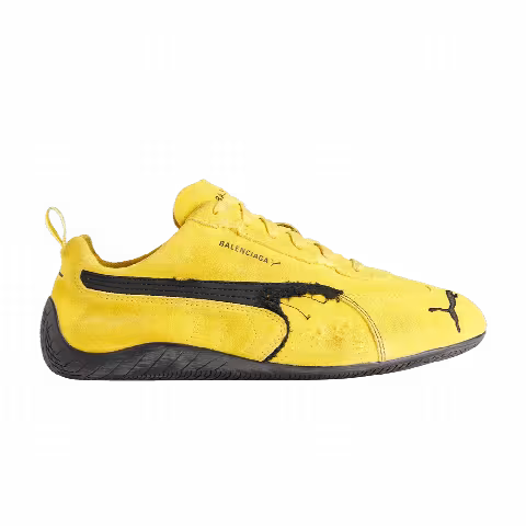 Balenciaga x Speedcat Suede 'Yellow Black'